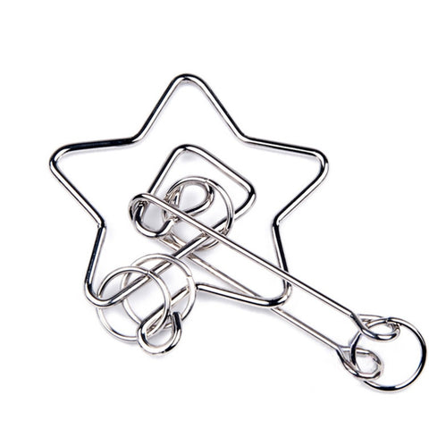 Metal Wire Ring Puzzle