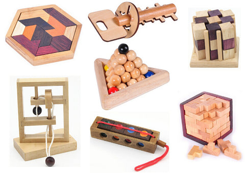 3D Wooden Puzzles