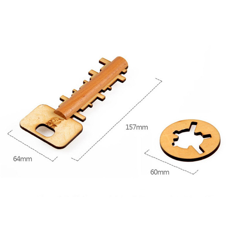 Wooden  Unlock Puzzle Toy